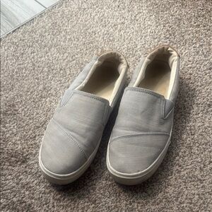 Toms Gray Loafers Casual Slip-Ons